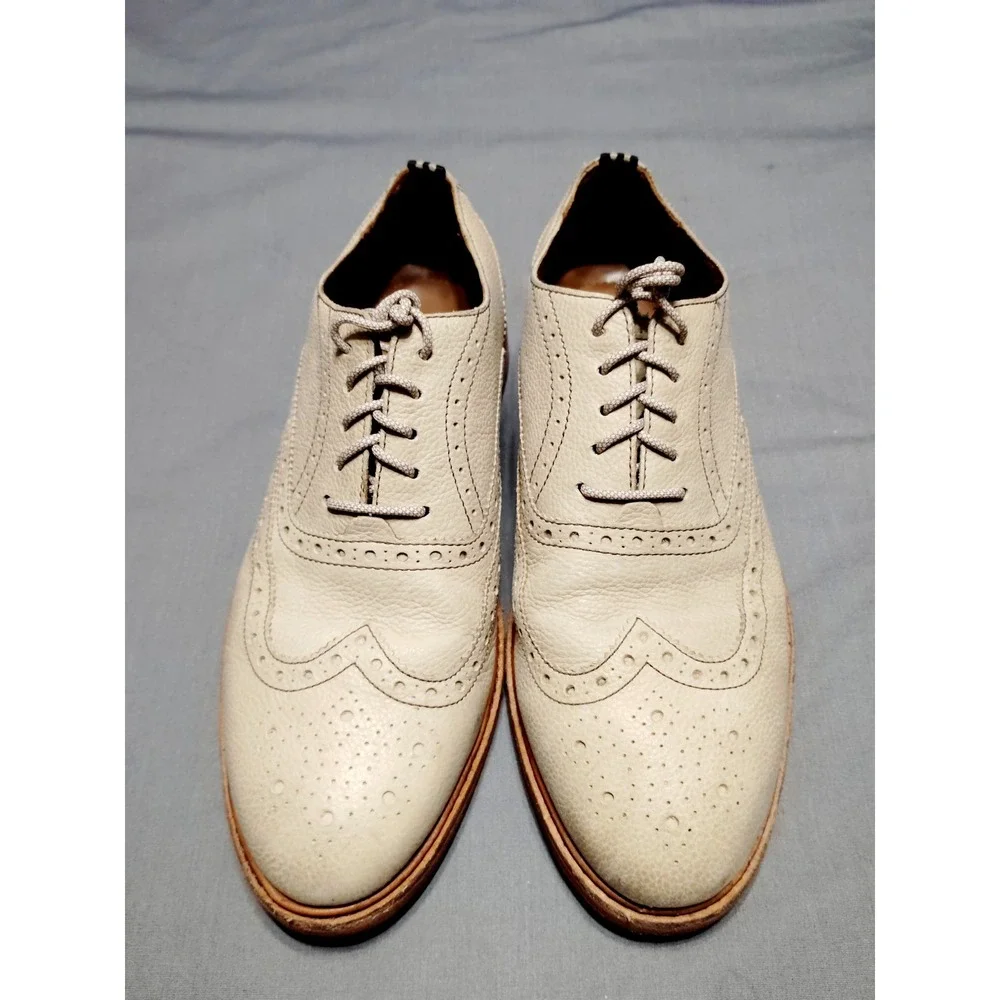 EUC Cole Haan Morris Wingtip Oxford Amphora Style C30842‎ Lace Up Shoes Men 7.5M